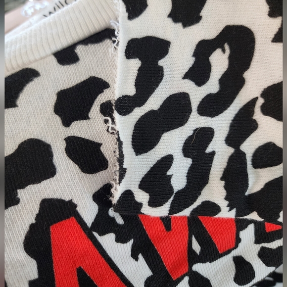 Wildfox Kids Morning Crop Rawr Sz M 7/8 - Picture 5 of 7